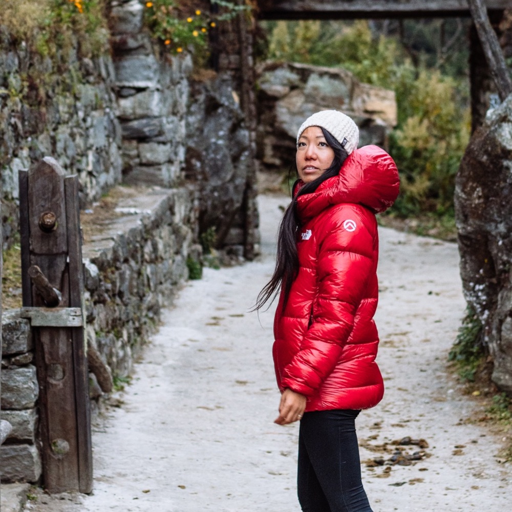 The North Face Pumori Red Expedition Parka XS